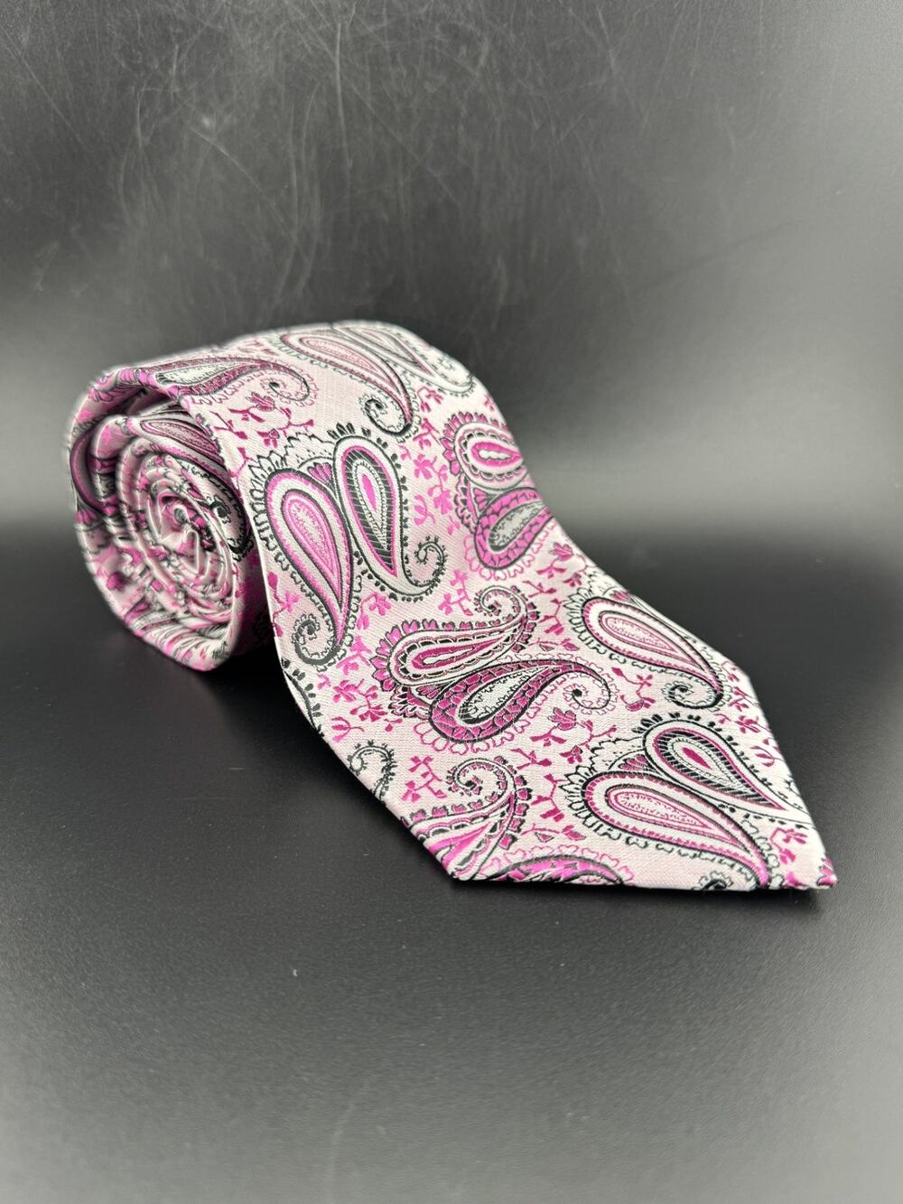 Vintage Berlioni Italy Paisley Necktie
